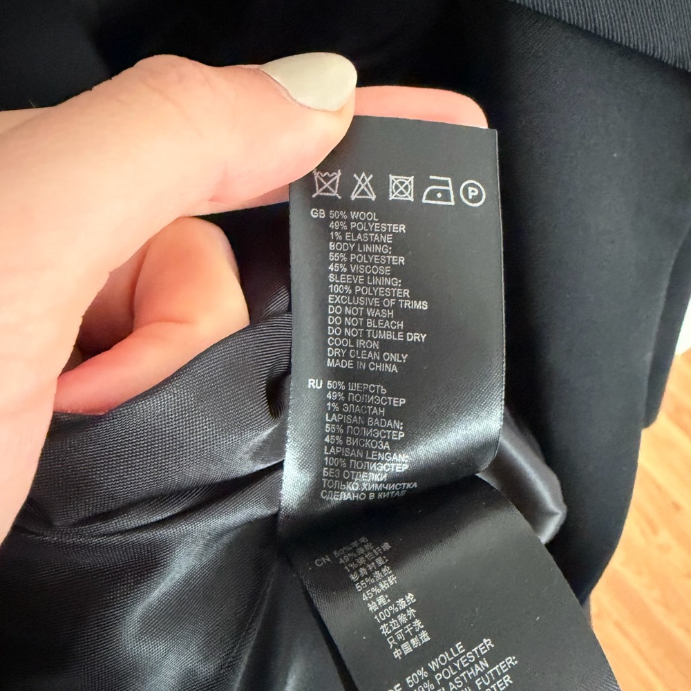 Reiss Luca Wrap Front Jacket 4 - Picture 11 of 15